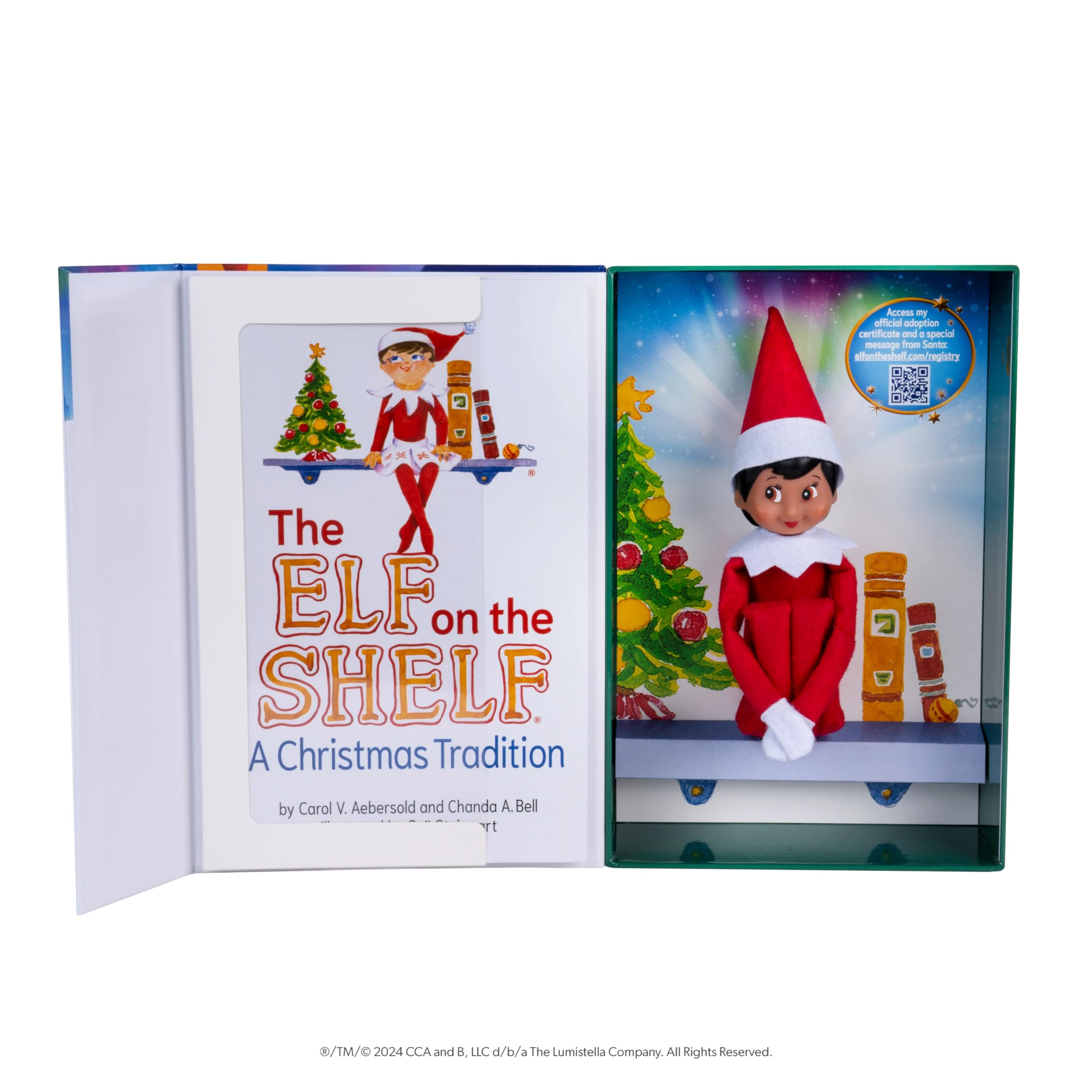 The Elf on the Shelf® An English Christmas Tradition - Brown Eyed